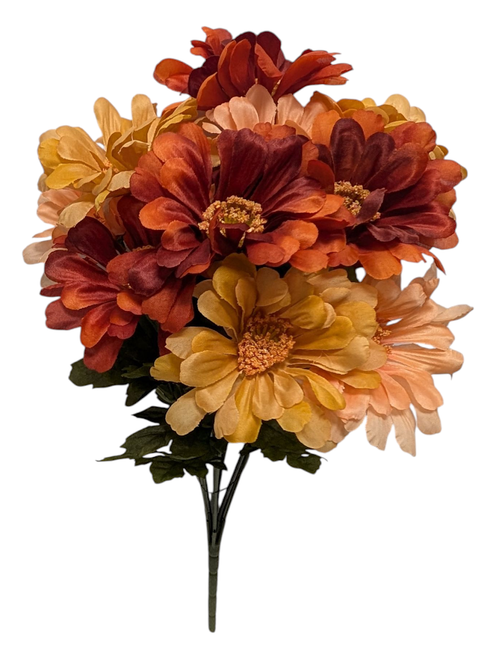 Rustic Autumn Gerbera Daisy Bush