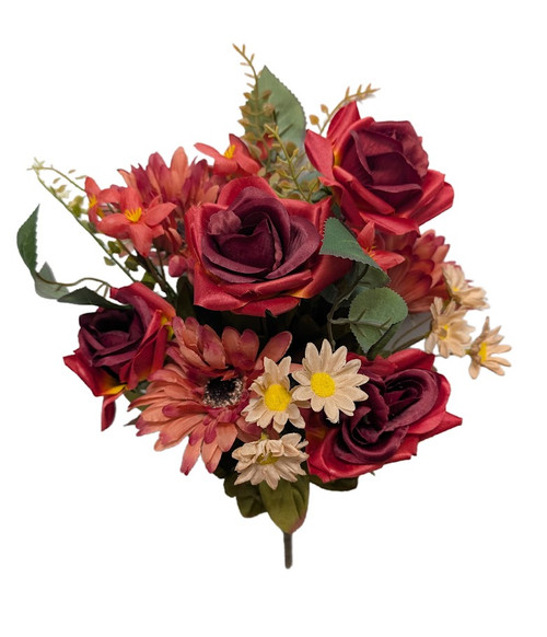 Rose & Gerber Daisies - Copper Rose & Gerber Daisies - Copper