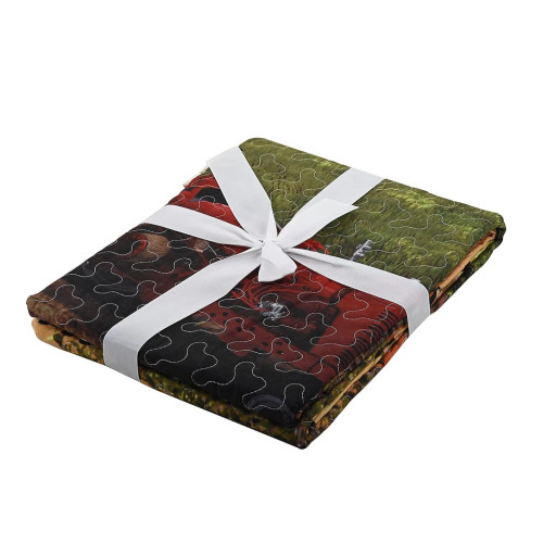 50" x 60" Inspirational Quilted Throw - The Lords Prayer