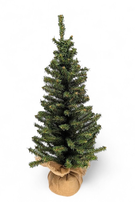 24" Canadian Pine Christmas Tree with Burlap Base 24" Canadian Pine Christmas Tree with Burlap Base