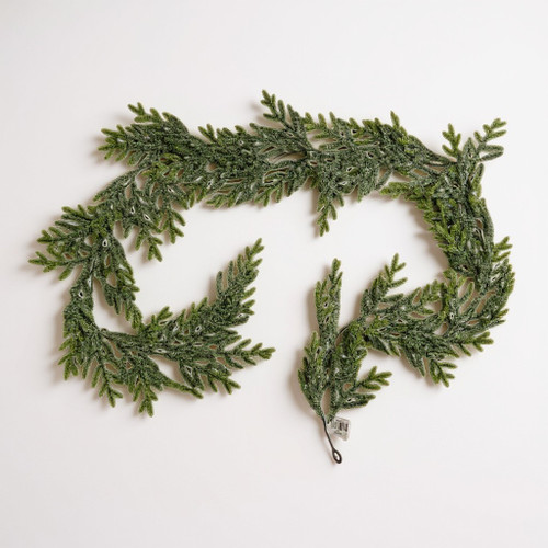 6' Frosted Norfolk Pine Garland 6' Frosted Norfolk Pine Garland