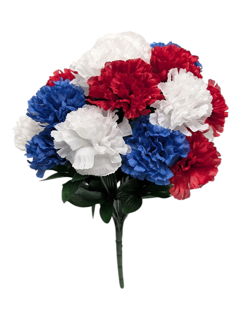 Red White & Blue Carnations Red White & Blue Carnations