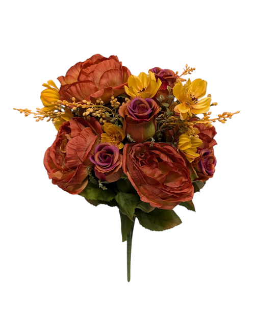 Rust/Gold Mixed Rose Bush Rust/Gold Mixed Rose Bush