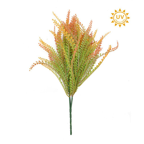 Orange Green Bead Grass Bush Orange Green Bead Grass Bush
