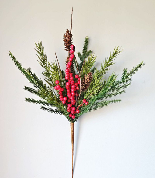 Norfolk Pine/Berry/Cone Spray Norfolk Pine/Berry/Cone Spray