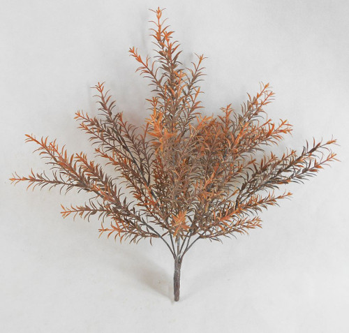 17.5" Rosemary Bush- Brown/Orange