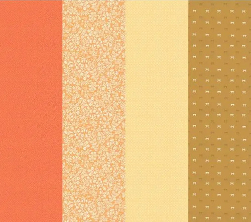 Moda 50 Years Celebration – 4-in-1 Blender Print (Marigold Colorway)