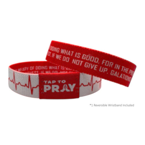 Tap To Pray™ Reversible Wristbands - Lifeline Hero