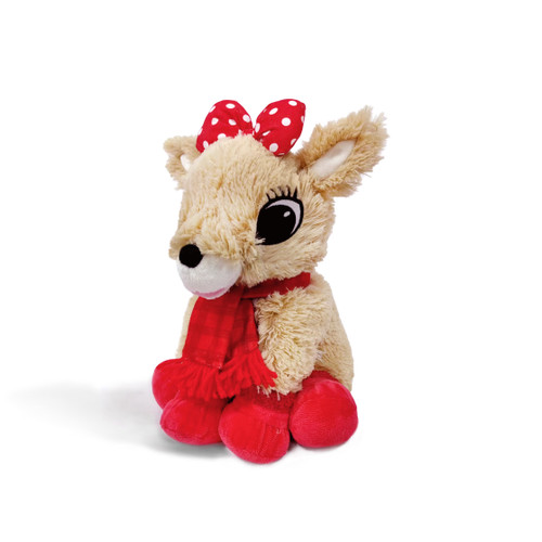 Rudolph The Red-Nosed Reindeer®  Warmies - Clarice with Scarf