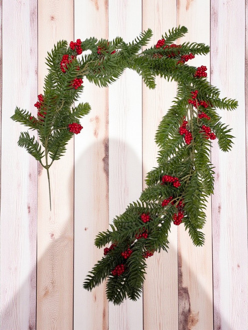 Red Berry Pine Garland Red Berry Pine Garland