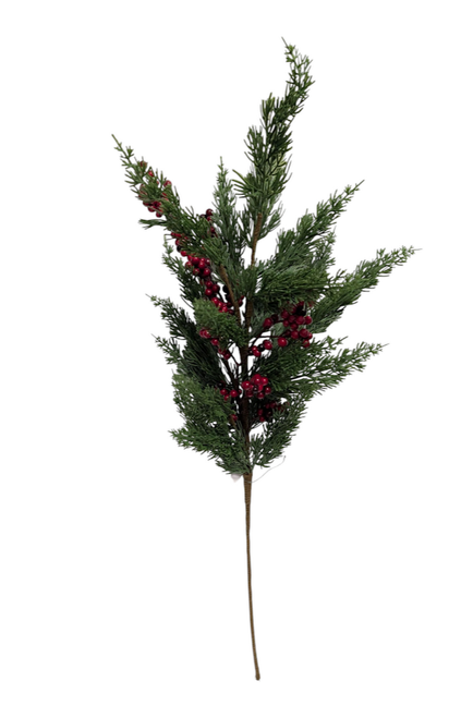 31-Inch Pine and Red Berry Floral Spray 31-Inch Pine and Red Berry Floral Spray