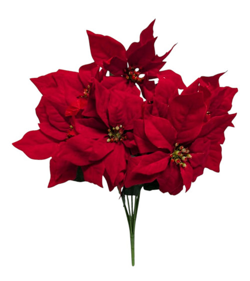 21" Red Poinsettias 21" Red Poinsettias