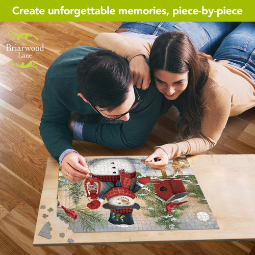 Snowman and Friends 1000 Piece Jigsaw Puzzle