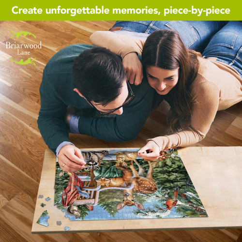 Snow Day Friends 1000 Piece Jigsaw Puzzle