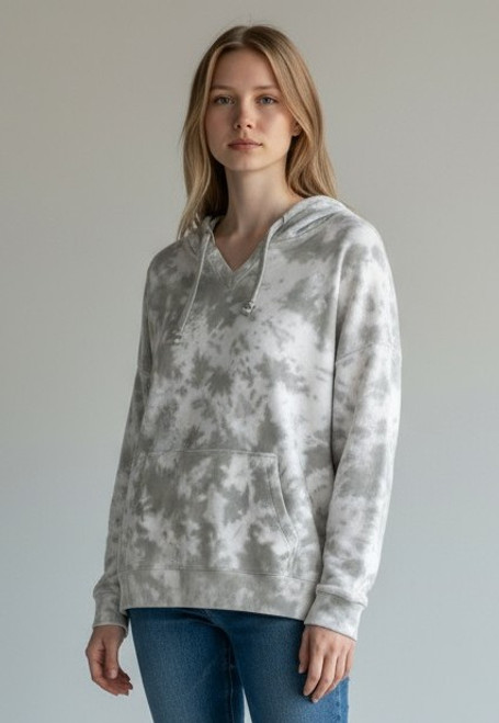 V-Neck Tie Dye All Yours Collection Cozy Hoodie