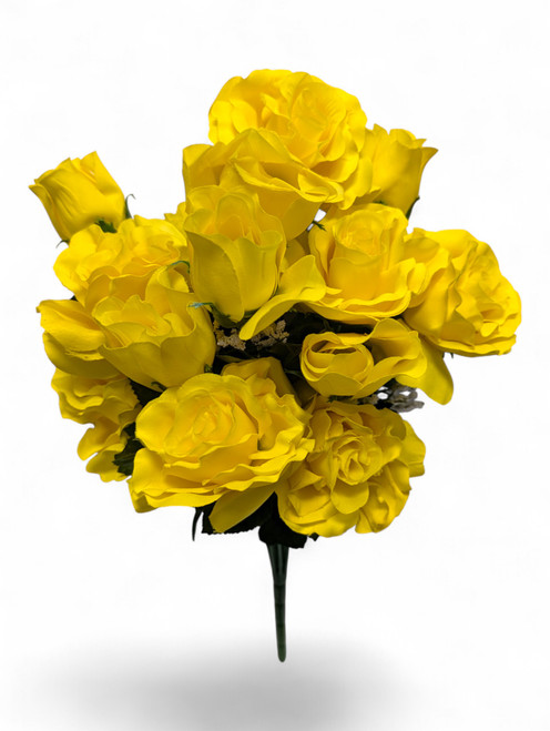 Mixed Bloom Yellow Rose Bush