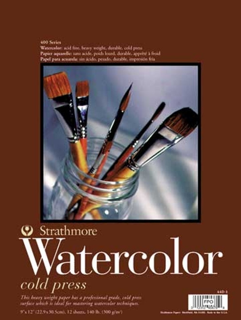 Strathmore Watercolor Paper Pad 9x12