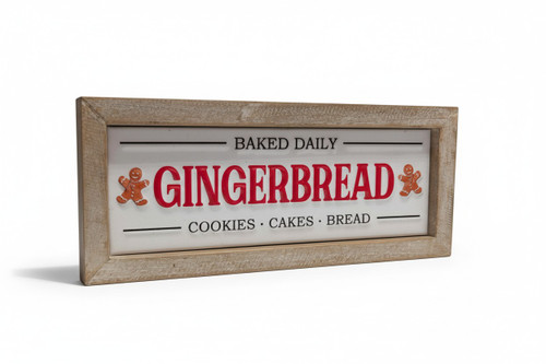 Gingerbread Block Sign