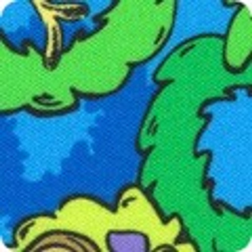 Dr. Seuss The Grinch Wreath Toss Fabric - Whoville Characters Print - How The Grinch Stole Christmas