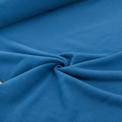 Royal Blue Cozy SWEATSHIRT FLEECE Fabric - Poly/Cotton Blend