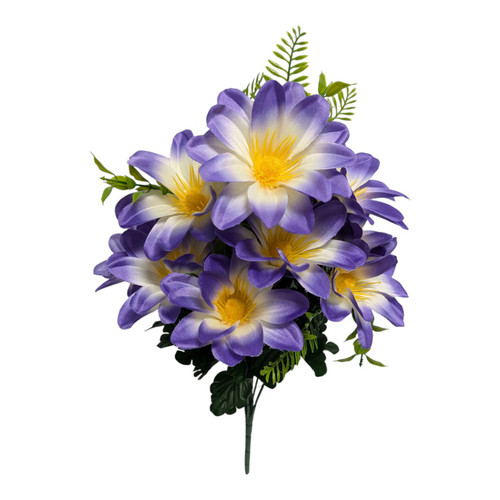 Two-Tone Royal Purple Dahlias