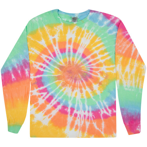 Colortone Tie-Dye Long Sleeve T-Shirt - AERIAL