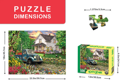 Simpler Times 500 Piece Jigsaw Puzzle