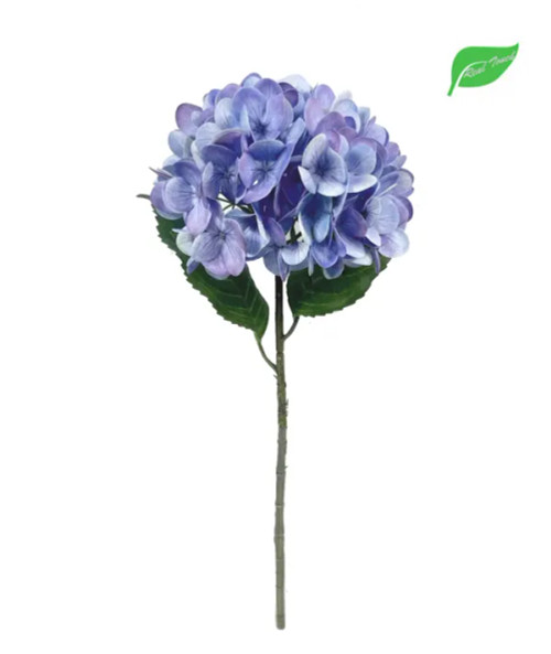 22" Blue/Lavender Hydrangea Stem (Real Touch)