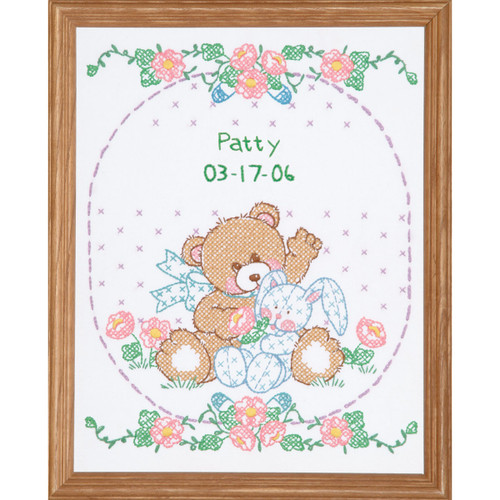 Bear & Bunny 11"x14" Sampler