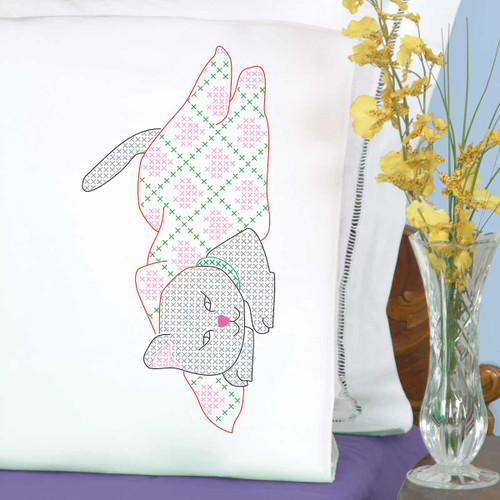 Cat in a Blanket Perle Edge Pillowcases