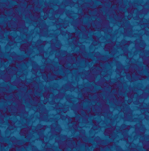 Flight of Beauty Petal Mosaic - Navy