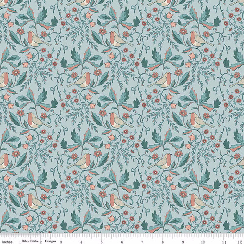 Flowers & Birds Riley Blake Ambleside Cotton Fabric 