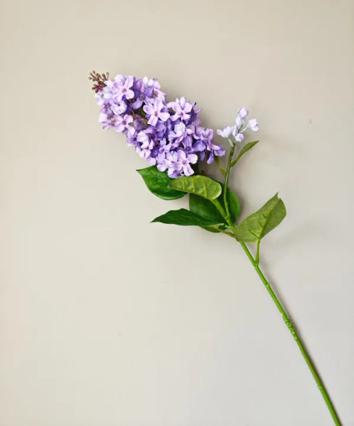 30.5" Lilac Stem - Silk Spring Floral Accent - Lavender
