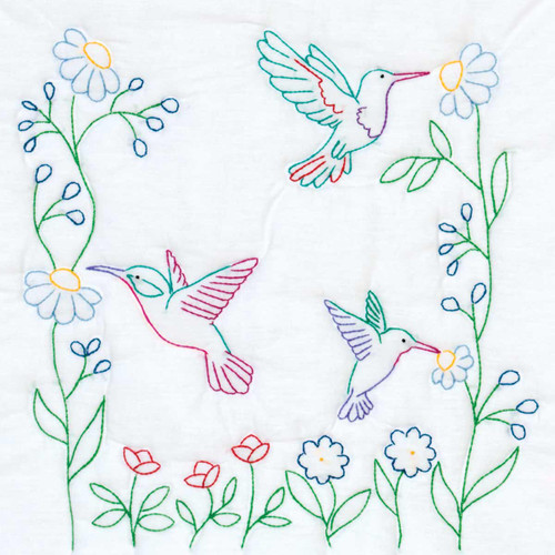 Hummingbirds 18" Quilt Blocks