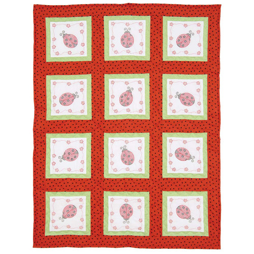 Ladybugs Theme Quilt Blocks
