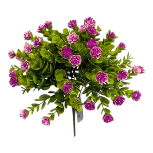 Eucalyptus/Flower Bush 12.5" Purple Raspberry UV