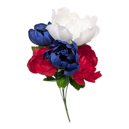 Dainty Red White & Blue Peony Bush