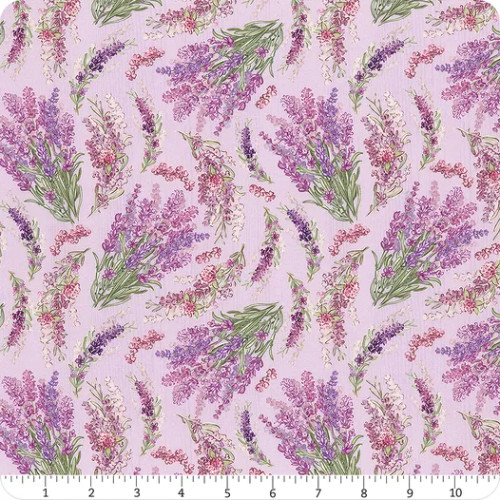 Sweet Honey Bee: Lavender Bouquets Floral Fabric