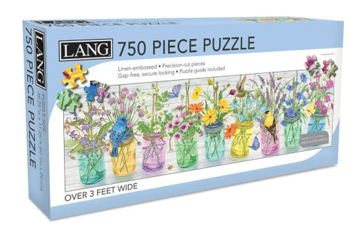 Herb Jars 750 Piece Jigsaw Puzzle (Panoramic)