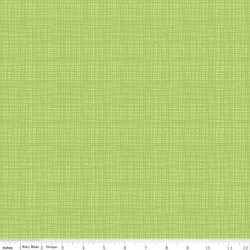 Key Lime Textured Grid Blender Riley Blake Cotton Fabric
