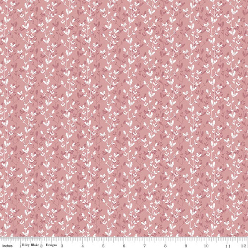 Daybreak on the Prairie Rose Botanical Stripe Print Riley Blake Cotton Fabric