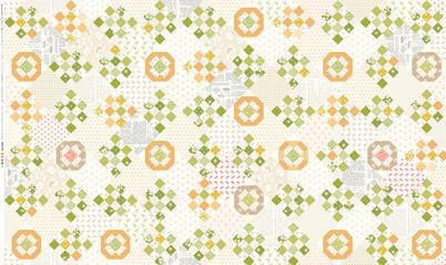 Summers End 36" x 60" Cheater Quilt Panel Cloud Fig Tree Co Fabric