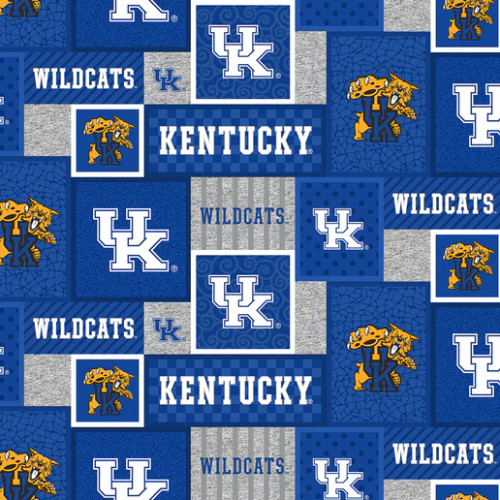 Official Licensed University of Kentucky College Patch Fleece