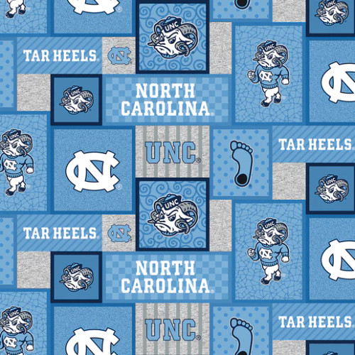 Official Licensed University of North Carolina College Patch Fleece