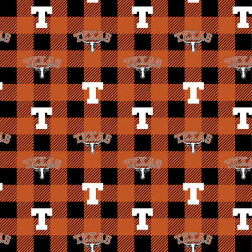 Official Licensed University of Texas Buffalo Plaid Fleece