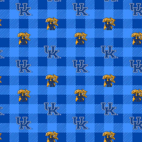 Official Licensed University of Kentucky Buffalo Plaid Fleece