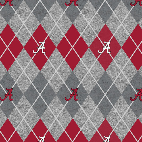 Official Licensed University of Alabama Heather Argyle Fleece