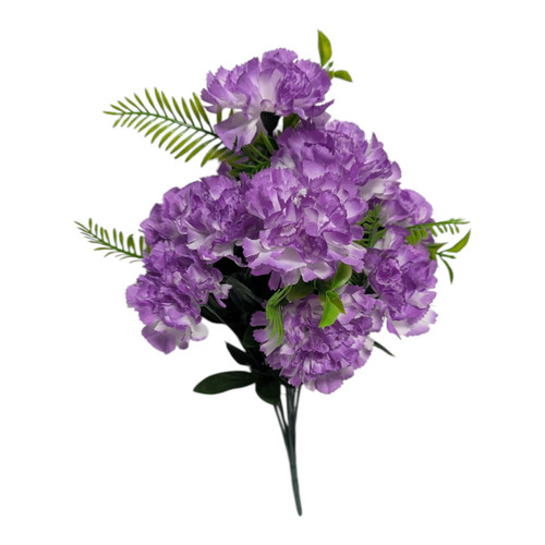 Purple / White Carnation Bush