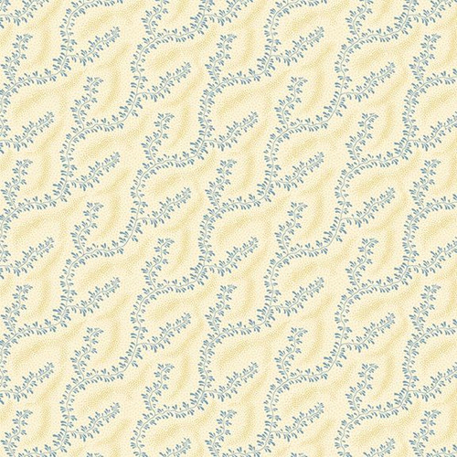 Middleboro Road Heritage Winding Vines in Cream – 100% Cotton