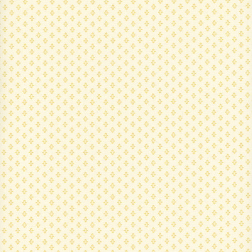Middleboro Road Butter Yellow Ditsy Geo Blender Cotton Fabric